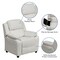 Flash Furniture Kids Recliner, 26" to 39" x 28", Upholstery Color: White BT-7985-KID-WHITE-GG - alternate 4